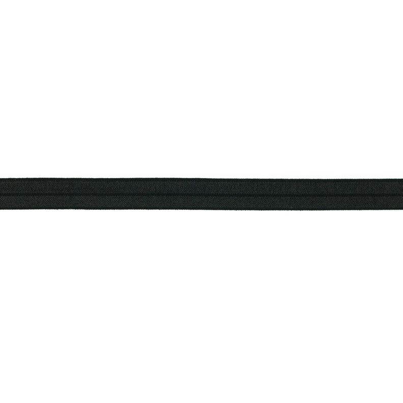 Elastische boordstrook  glanzend [15 mm] – zwart,  image number 1