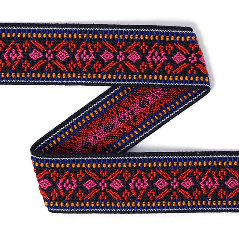 Color Elastic Bloem - rood/pink,  image number 1