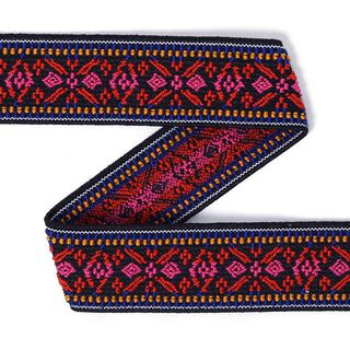 Color Elastic Bloem - rood/pink, 
