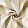 Outdoorstof Canvas Blokstrepen – donkerbeige/ivoor,  thumbnail number 3