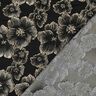 Jacquard 3D-effect bloemen – zwart/amandel,  thumbnail number 4