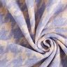 Mantelstof grof geweven pied-de-poule – beige/lila,  thumbnail number 3