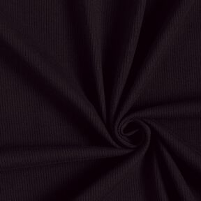 Ribjersey fijne 2-1-1-1 ribbels – zwart, 