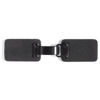Duffelcoatsluiting modern - zwart, 