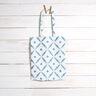 Decostof Katoenkeper elegante ruiten – wit/blauw,  thumbnail number 7