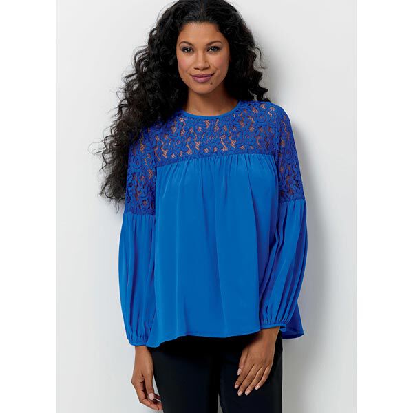 Top | blouse, Lisette 6561 | 40 - 48, image number 2