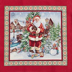 Panel Gobelin Kerstbezoek – karmijnrood, 