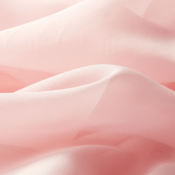 Zijdechiffon – lichtroze, image number 5