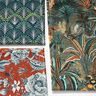 Decoratiefluweel exotische planten – donkergrenen,  thumbnail number 6