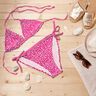 Badpakstof mini stippen – intens roze/wit,  thumbnail number 8