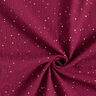Katoenen mousseline verspreide gouden vlekken – bordeauxrood/goud,  thumbnail number 3