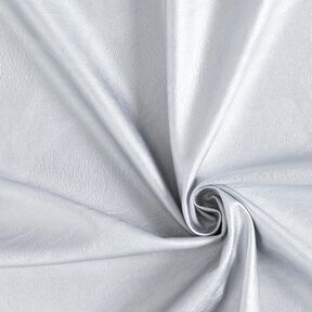 Stretch Imitatieleer Metallic – zilvergrijs, 