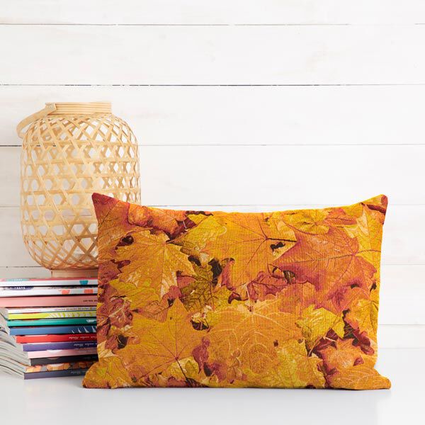 Decostof gobelin Herfstbladeren – oranje/roodbruin, image number 6