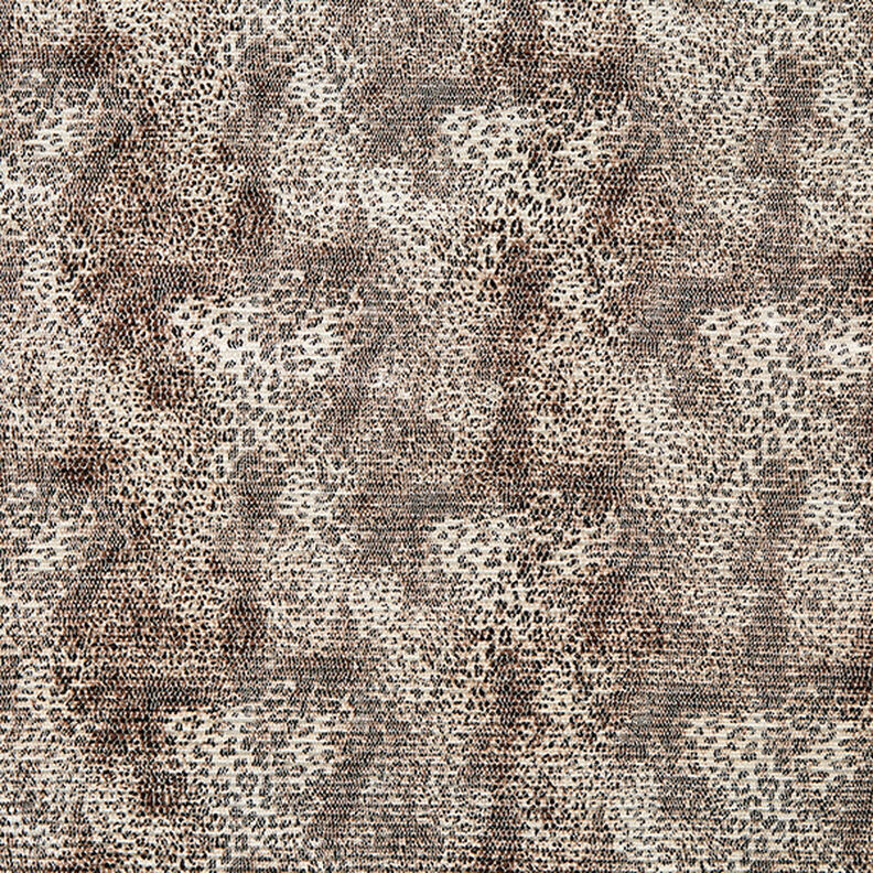 Plissé satijn luipaardpatroon – lichtbeige,  image number 1