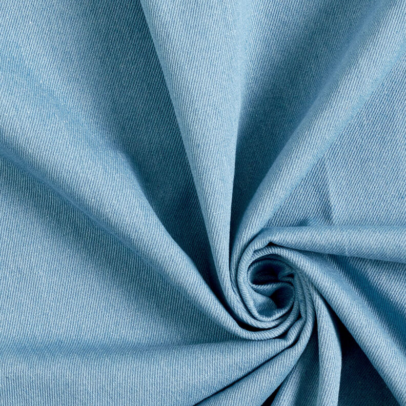 Katoen-denim zwaar – lichtblauw,  image number 1