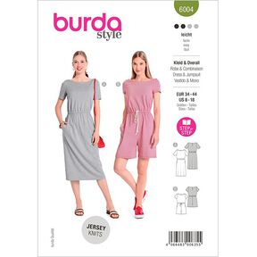 Zomerjurk / Jumpsuit, Burda 6004 | 34 - 44, 