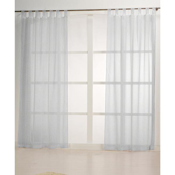 Gordijnstof voile linnenlook 300 cm – zilvergrijs,  image number 5