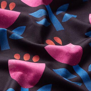 PERFORMANCE Jersey BLOSSOM | Hamburger Liebe | Albstoffe – zwart/pink, 