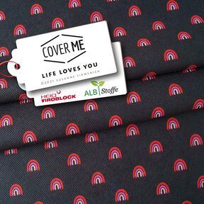 SHIELD CoverMe HEIQ Viroblock Life Loves you – zwart | Albstoffe, 