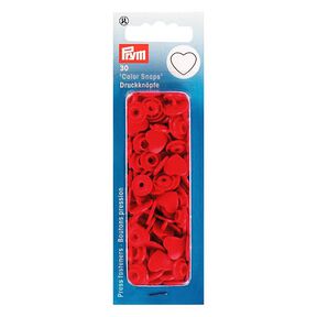 Drukknopen Color Snaps hart 4 - rood| Prym, 