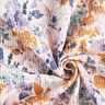 Wafelpiqué Aquarel bloemen | Poppy Fabrics – wit/lavendel,  thumbnail number 3