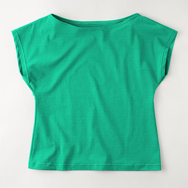 Katoenjersey medium effen – groen, image number 8