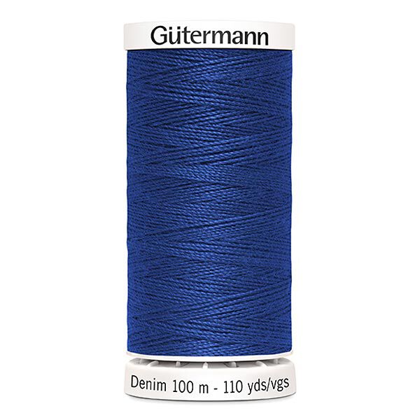 Jeansdraad [6756] | 100 m  | Gütermann – koningsblauw,  image number 1