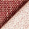 Bekledingsstof kleurrijke bouclé-look – bordeauxrood/creme,  thumbnail number 3