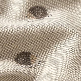 Decostof Half panama Egels – natuur/bruin, 