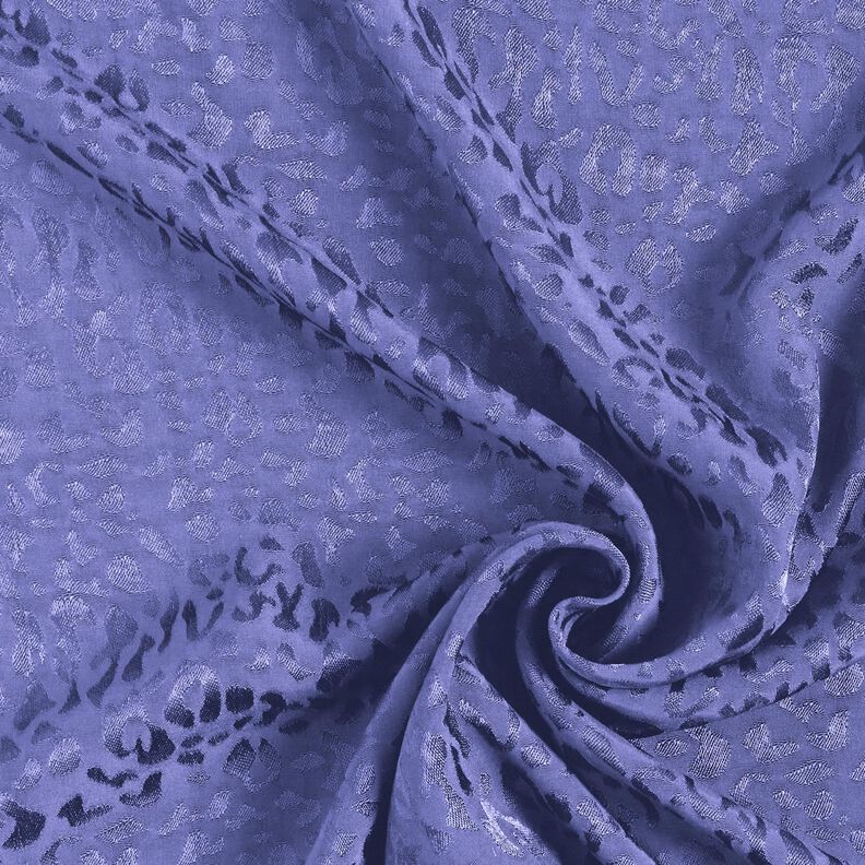 Viscosestof luipaardpatroon – blauwlila,  image number 5