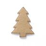 Applicatie Vilt Kerstboom [4 cm] – beige,  thumbnail number 1