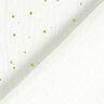 Katoenen mousseline verspreide gouden vlekken – wit/goud,  thumbnail number 4