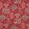 Decostof Half panama Kelim tapijt – karmijnrood,  thumbnail number 1