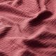 GOTS Mousseline/dubbel gehaakte stoffen | Tula – bourgondië,  thumbnail number 3