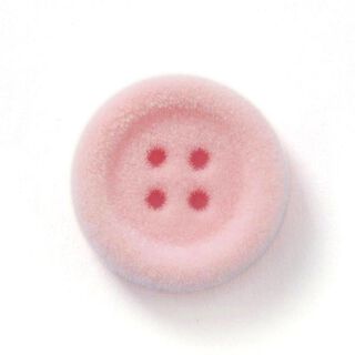 Fluwelen knoop 4-gats – roze, 
