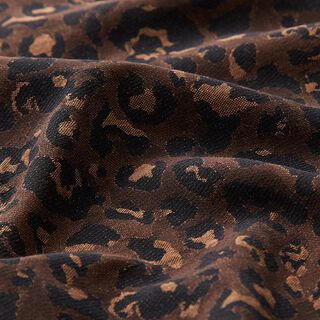 Jacquard luipaardmotief – bruin, 