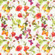Outdoorstof Canvas Bloesems en vlinders – wit/lila,  thumbnail number 1