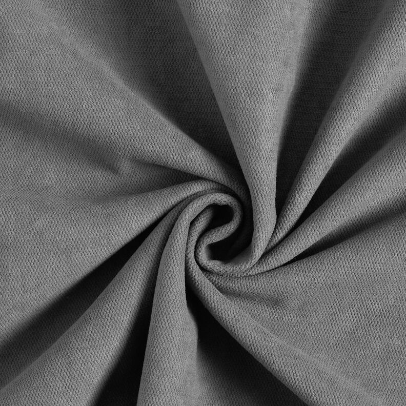 Thermische gordijnstof fijn geweven look – leigrijs, image number 1