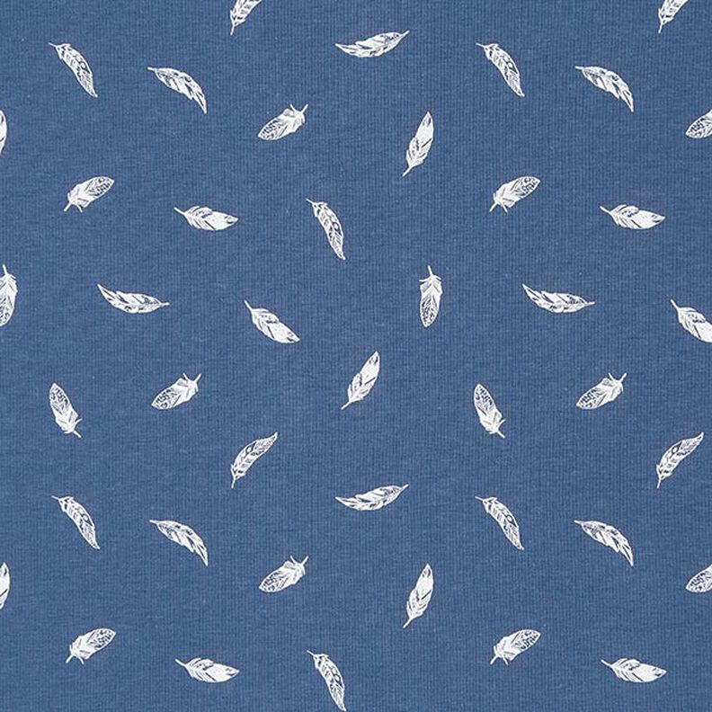 Katoenjersey Veren – jeansblauw,  image number 1
