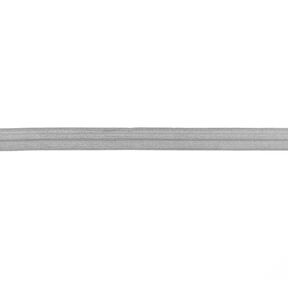 Elastische boordstrook  glanzend [15 mm] – zilver, 