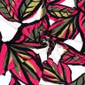 Viscosejersey Grote bladeren – intens roze/nachtblauw,  thumbnail number 3