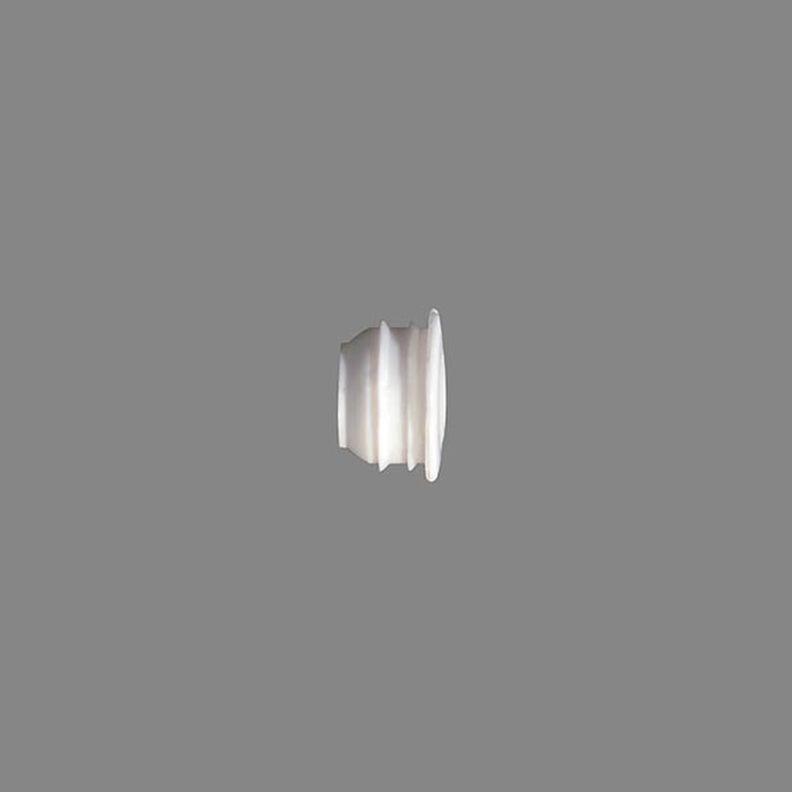 Eindkap voor vouwgordijnroede – wit | Gerster,  image number 1