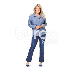 Blouse, Burda 6614, 