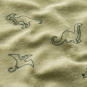 Badstof jersey Dino's – greige, 