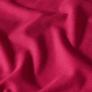 GOTS jersey piqué effen POLO ME – rood | Albstoffe | Hamburger Liebe, 