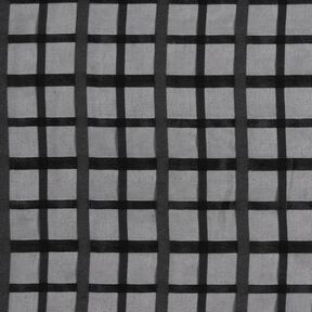 Chiffon vensterruiten – zwart, 