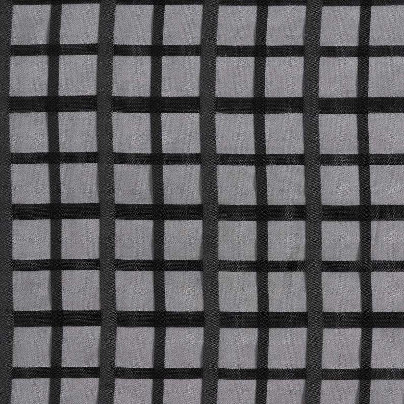 Chiffon vensterruiten – zwart, image number 1