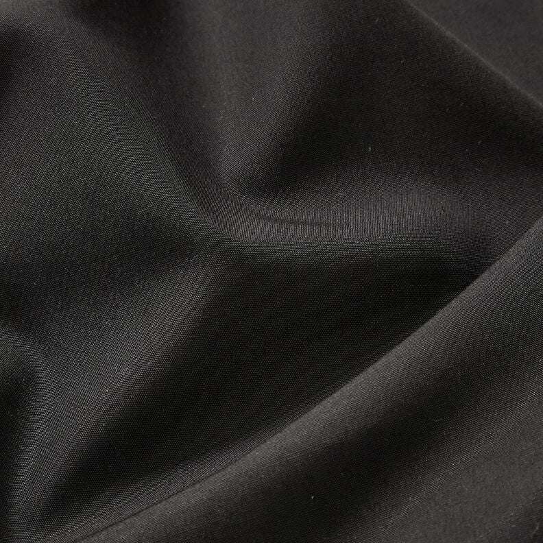 GOTS Katoenpopeline | Tula &ndash; zwart,  image number 2