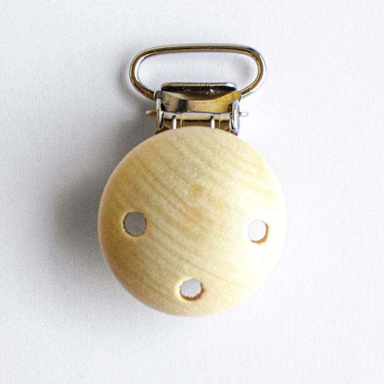 Houten clip speenketting – natuur, image number 1