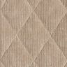 Doorgestikte stof Corduroy met bonten ruiten – taupe,  thumbnail number 1